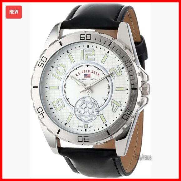 Men's Analog Watch with Luminous Markers Adjustable Strap Dress Style